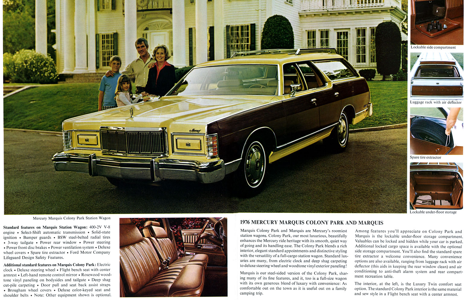 1976 Mercury Wagons Brochure Page 2